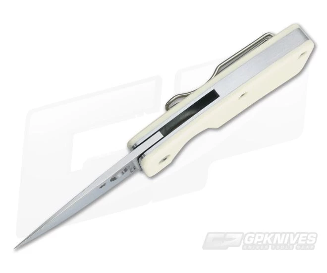 Spyderco Lil’ Nilakka Flash Batch Ivory G10 C221GPWH 3 Spyderco Lil’ Nilakka Flash Batch Ivory G10 C221GPWH - Image 3