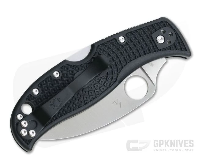 Spyderco RockJumper Wharncliffe Lightweight Black FRN Serrated VG-10 C254SBK 2 Spyderco RockJumper Wharncliffe Lightweight Black FRN Serrated VG-10 C254SBK - Image 2