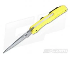 Spyderco Native 5 Salt Lightweight Plain Edge Magnacut Yellow FRN Folder C41PYL5 -Camping Knives best sale c41pyl5 3 1