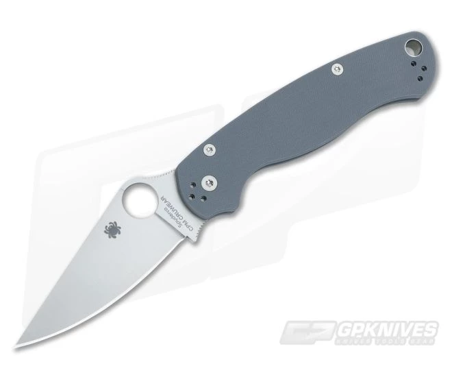 Spyderco ParaMilitary 2 Cru-Wear Gray G10 Sprint Run 1 Spyderco ParaMilitary 2 Cru-Wear Gray G10 Sprint Run