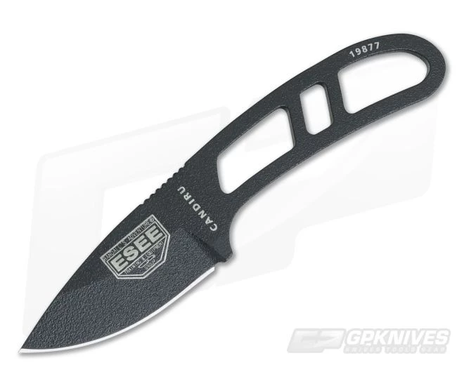 ESEE Candiru Black with Molded Black Sheath 1 ESEE Candiru Black with Molded Black Sheath