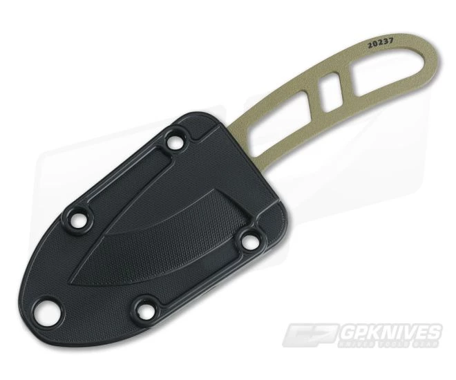 ESEE Candiru Dark Earth with Molded Black Sheath 2 ESEE Candiru Dark Earth with Molded Black Sheath - Image 2