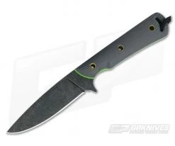 Smith & Sons Comanche Darkened D2 Charcoal G10 Toxic Liners Adventure Fixed Blade