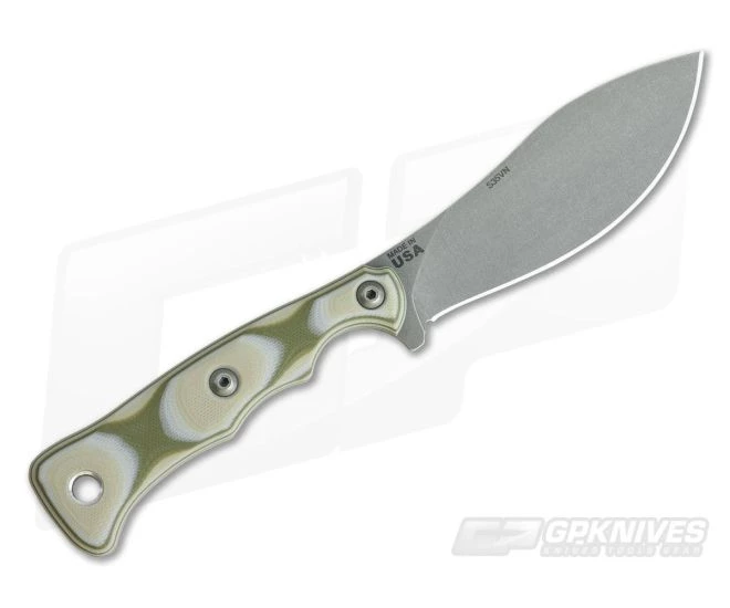 TOPS Knives Camp Creek Nessmuk Skinner CPM S35VN Camo G10 Fixed Blade 3 TOPS Knives Camp Creek Nessmuk Skinner CPM S35VN Camo G10 Fixed Blade - Image 3