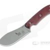 TOPS Knives Camp Creek Fire Edition Tumbled S35VN Red and Black G10 Fixed Blade CPCKFE-01