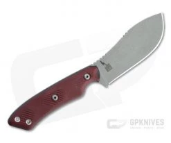 TOPS Knives Camp Creek Fire Edition Tumbled S35VN Red and Black G10 Fixed Blade CPCKFE-01 -Camping Knives best sale cpckfe 01 3 1