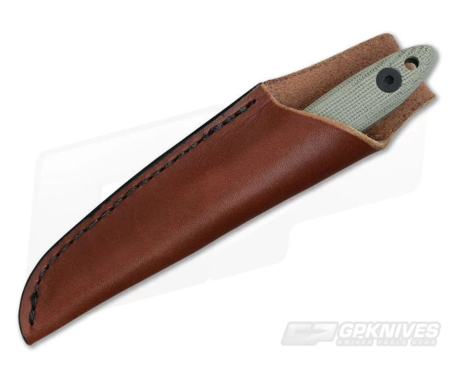 ESEE Knives Camp Lore CR2.5 Black Oxide 1095 Leather Sheath 2 ESEE Knives Camp Lore CR2.5 Black Oxide 1095 Leather Sheath - Image 2