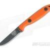 ESEE Knives Camp Lore CR2.5 Orange G10 Black Oxide 1095 Leather Sheath