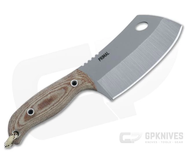 Condor Tool & Knife Primal Cleaver Natural Canvas Micarta Fixed Blade Knife 2011-4HC 3 Condor Tool & Knife Primal Cleaver Natural Canvas Micarta Fixed Blade Knife 2011-4HC - Image 3