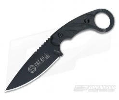 TOPS Knives C.U.T. 4.0 Blackout Edition Fixed Knife CUT-40A