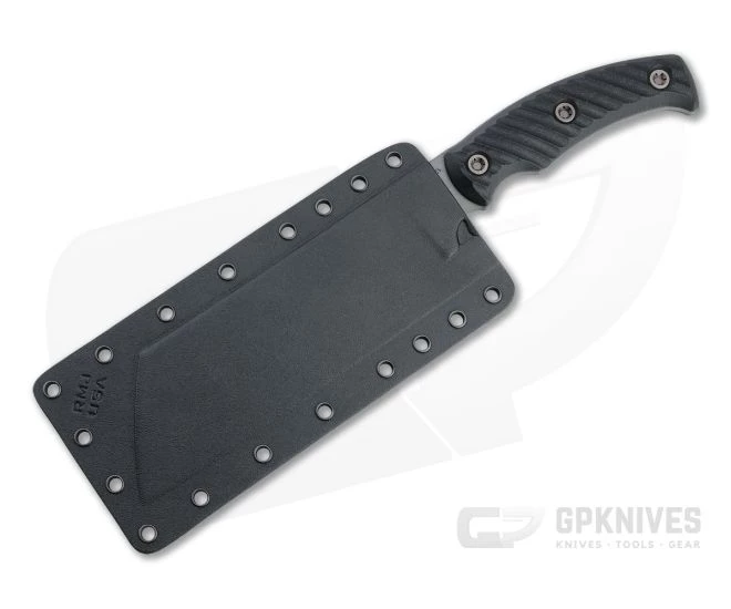 RMJ Tactical Da Choppa Tungsten Gray 80CrV2 Black G10 Fixed Blade 2 RMJ Tactical Da Choppa Tungsten Gray 80CrV2 Black G10 Fixed Blade - Image 2