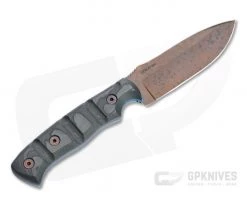 Dawson Knives Huntsman Arizona Copper 3V Two-Tone Carbon Fiber Fixed Blade -Camping Knives best sale dk64155 3