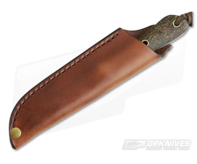 Smith & Sons Desperado Coconut Fiber Micarta Original Patina CPM D2 Fixed Blade 01 2 Smith & Sons Desperado Coconut Fiber Micarta Original Patina CPM D2 Fixed Blade 01 - Image 2