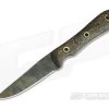 Smith & Sons Desperado Coconut Fiber Micarta Original Patina CPM D2 Fixed Blade 03