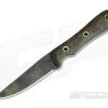 Smith & Sons Desperado Coconut Fiber Micarta Original Patina CPM D2 Fixed Blade 04