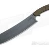 TOPS El Chete Chopper Midnight Bronze 1095 Canvas Micarta Spring Clip Fixed Blade ELCH-03