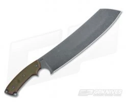 TOPS El Chete Chopper Midnight Bronze 1095 Canvas Micarta Leather Dangler Fixed Blade ELCH-04 -Camping Knives best sale elch 02 3