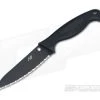 Spyderco Aqua Salt Black H1 SpyderEdge Fixed FB23SBBK