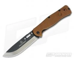 TOPS Knives Fieldcraft Folder Large Liner Lock Tan Micarta FCF-01
