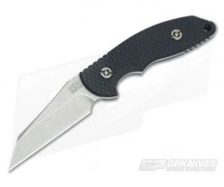 Hinderer Knives FXM 3.5 Fixed Wharncliffe Black G10