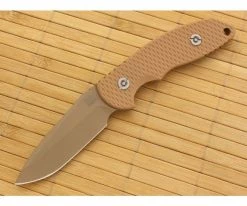 Hinderer Knives FXM 3.5 Fixed DLC Spanto Coyote G10