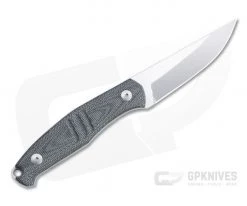 GiantMouse GMF2-DB Satin N690 Double Black Micarta Fixed Blade Bushcraft Knife -Camping Knives best sale gmf2 db 3