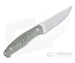 GiantMouse GMF2-FF Satin M390 Green Micarta Fixed Blade Bushcraft Knife -Camping Knives best sale gmf2 ff 3
