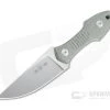 GiantMouse GMF3 Satin N690Co Green Micarta Coffin Handled Fixed Blade Knife