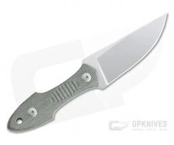 GiantMouse GMF3 Satin N690Co Green Micarta Coffin Handled Fixed Blade Knife -Camping Knives best sale gmf3 grn satin 3