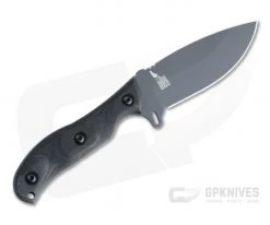TOPS Silent Hero 4 Gray 1095 Black Canvas Micarta EDC Fixed Blade HERO4-01 -Camping Knives best sale hero4 01 3