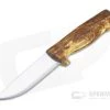 Helle Knives Eggen 12C27 Stainless Curly Birch Fixed Blade Knife