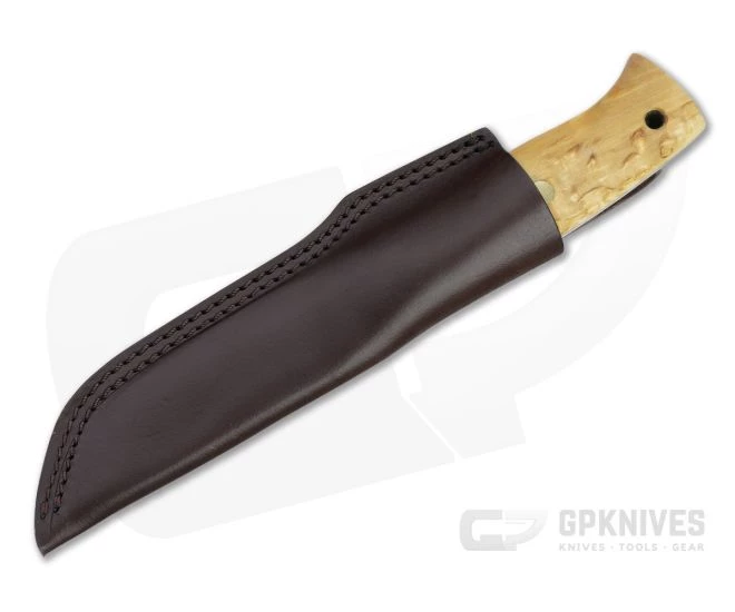Helle Knives Temagami LTD Les Stroud 14C28N Curly Birch Semi Full Tang Fixed Blade Knife 2 Helle Knives Temagami LTD Les Stroud 14C28N Curly Birch Semi Full Tang Fixed Blade Knife - Image 2