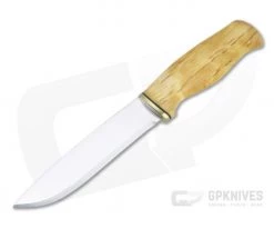 Helle Knives Jegermester 12C27 Stainless Curly Birch Fixed Blade Hunting Knife