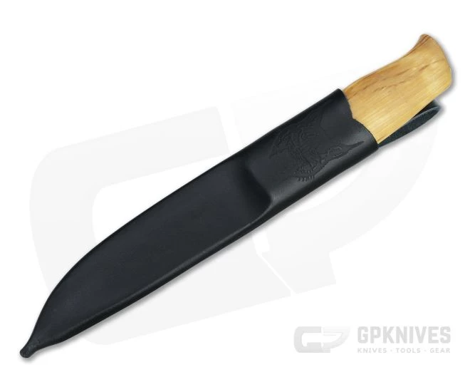 Helle Knives Jegermester 12C27 Stainless Curly Birch Fixed Blade Hunting Knife 2 Helle Knives Jegermester 12C27 Stainless Curly Birch Fixed Blade Hunting Knife - Image 2