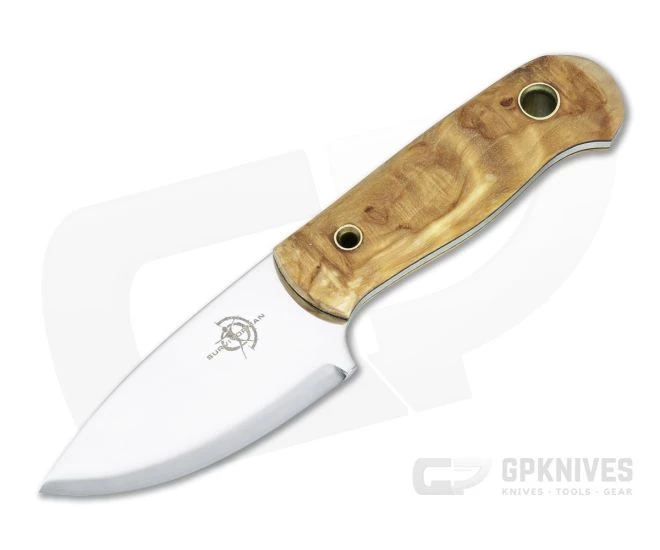 Helle Knives Mandra Les Stroud Laminated Stainless Curly Birch Full Tang Fixed Blade Knife 1 Helle Knives Mandra Les Stroud Laminated Stainless Curly Birch Full Tang Fixed Blade Knife