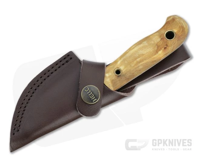 Helle Knives Mandra Les Stroud Laminated Stainless Curly Birch Full Tang Fixed Blade Knife 2 Helle Knives Mandra Les Stroud Laminated Stainless Curly Birch Full Tang Fixed Blade Knife - Image 2