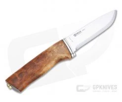 Helle Knives Alden 12C27 Stainless Curly Birch Fixed Blade Knife -Camping Knives best sale hlk76 3