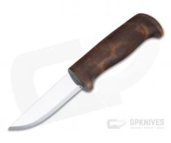 Helle Knives Gro 12C27 Stainless Dark Birch Fixed Blade Knife