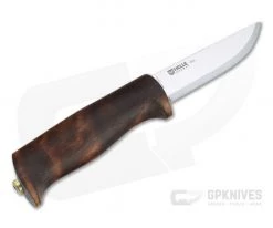 Helle Knives Gro 12C27 Stainless Dark Birch Fixed Blade Knife -Camping Knives best sale hlk7 3
