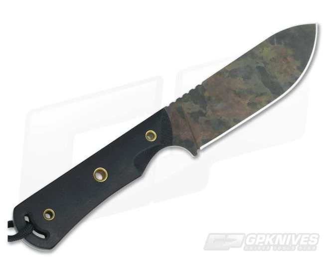 Smith & Sons Honcho Original Patina D2 Black Micarta Fixed Blade 3 Smith & Sons Honcho Original Patina D2 Black Micarta Fixed Blade - Image 3