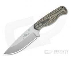 Emerson Knives HUCK Camp Knife Stonewashed 154CM Richlite Fixed Blade