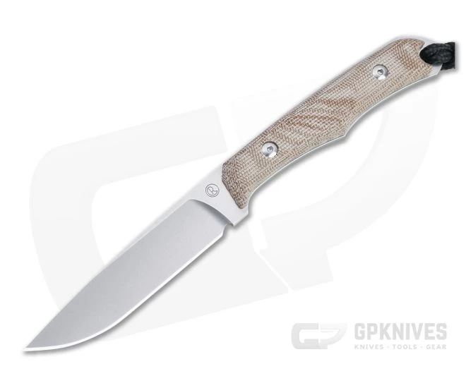 Chris Reeve Inyoni Stonewashed S45VN Natural Canvas Micarta Fixed Blade 1 Chris Reeve Inyoni Stonewashed S45VN Natural Canvas Micarta Fixed Blade
