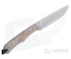 Chris Reeve Inyoni Stonewashed S45VN Natural Canvas Micarta Fixed Blade 5 Chris Reeve Inyoni Stonewashed S45VN Natural Canvas Micarta Fixed Blade -Camping Knives best sale iny 1001 ncm 3