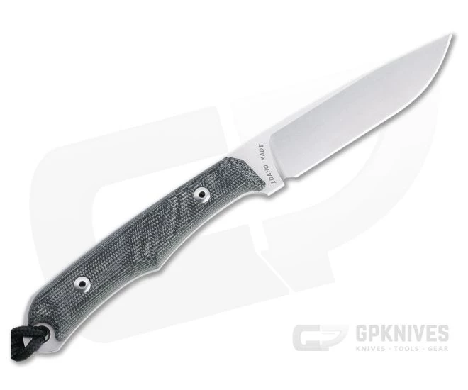 Chris Reeve Inyoni Stonewashed S45VN Black Canvas Micarta Fixed Blade 3 Chris Reeve Inyoni Stonewashed S45VN Black Canvas Micarta Fixed Blade - Image 3