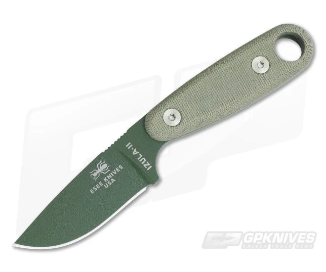 ESEE Izula II OD Green w/Sheath 1 ESEE Izula II OD Green w/Sheath