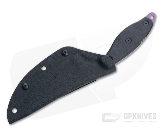 TOPS Knives Lioness Elite Wild Purple 1095 Black G10 Fixed Blade Knife LION-ELT 2 TOPS Knives Lioness Elite Wild Purple 1095 Black G10 Fixed Blade Knife LION-ELT - Image 2