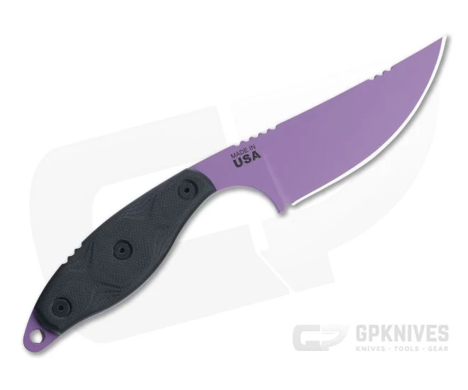 TOPS Knives Lioness Elite Wild Purple 1095 Black G10 Fixed Blade Knife LION-ELT 3 TOPS Knives Lioness Elite Wild Purple 1095 Black G10 Fixed Blade Knife LION-ELT - Image 3