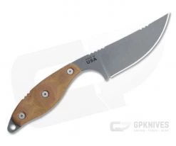 TOPS Knives Lioness Rockies Edition Tumbled 1095 Tan Micarta Fixed Blade Knife LIONTBF 5 TOPS Knives Lioness Rockies Edition Tumbled 1095 Tan Micarta Fixed Blade Knife LIONTBF -Camping Knives best sale lion tbf 3