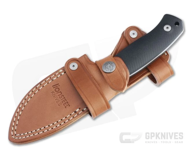 LionSteel M2M Satin M390 Black G10 Fixed Blade Knife 2 LionSteel M2M Satin M390 Black G10 Fixed Blade Knife - Image 2