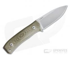 LionSteel M4 Green Canvas Micarta Satin M390 Fixed Blade 5 LionSteel M4 Green Canvas Micarta Satin M390 Fixed Blade -Camping Knives best sale m4 cvg 3
